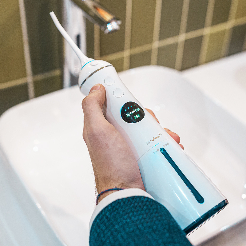вода Flosser электрического двигателя 300ml бесшнуровая, 6 работая режимов водоструйное зубоврачебное Flosser