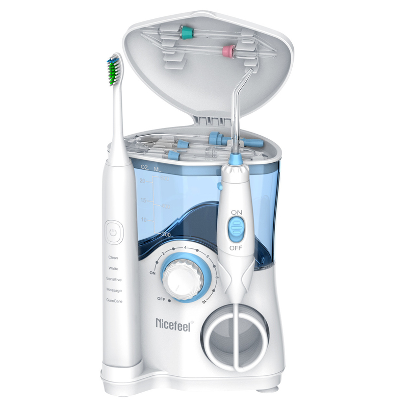 Вода Flosser зубной щетки зубоврачебных продуктов звуковая для танка ABS OEM семьи 600ml белого