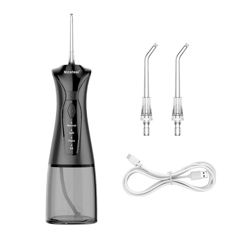 батарея Flosser воды черноты 1400mAh бесшнуровая привелась в действие устное Irrigator