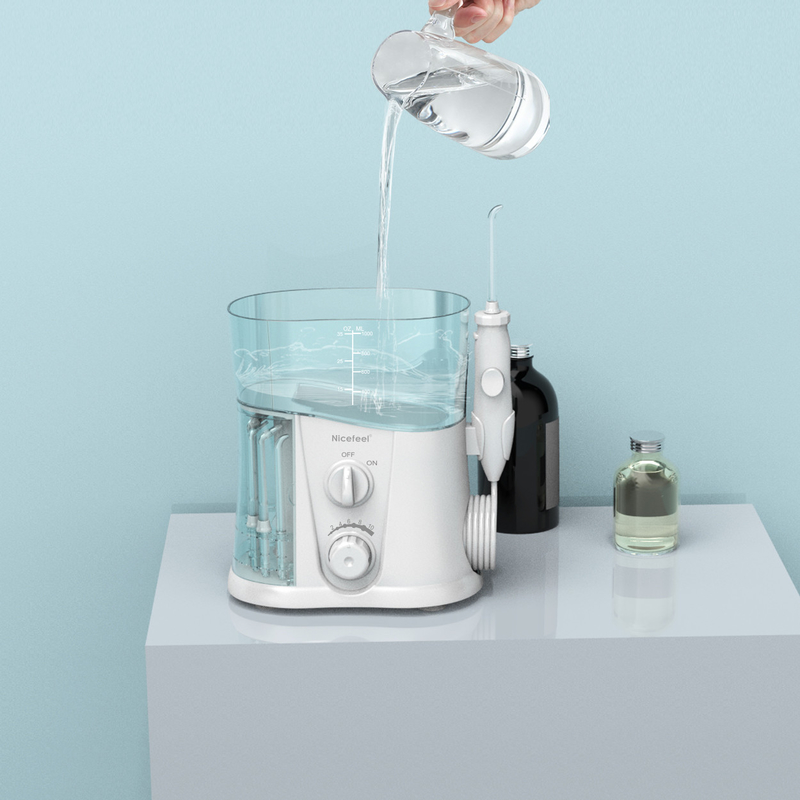 Белая вода Flosser танка с соплом ABS качества еды для устной заботы