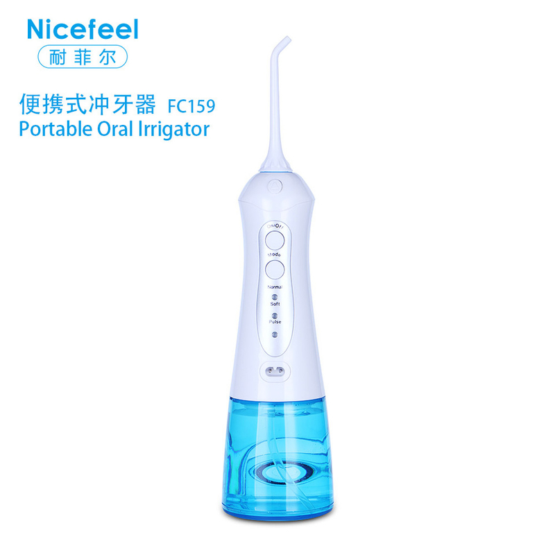 Электрическая портативная бесшнуровая вода Flosser перезаряжаемые 800 - 1200ml/Min с 3 типами соплом