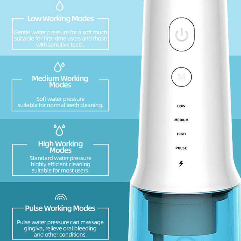электрической устной воды irrigator DIY Flosser устная заботы батарея длинной жизни ультра