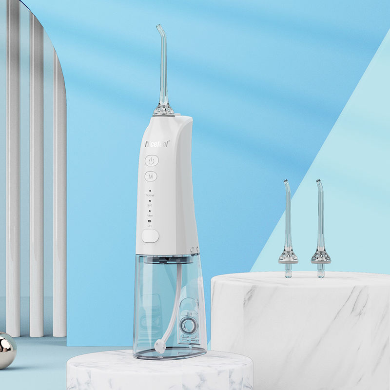 Давление 30-100psi Flosser белой бесшнуровой предварительной воды уборщика зуба портативное