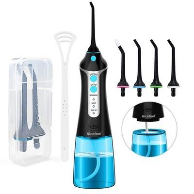 Электрическая вода Flosser устное Irrigator FC159 Nicefeel бесшнуровая 3 работая режима